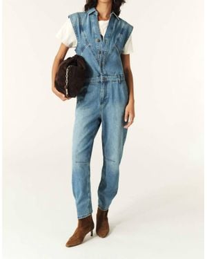 Ba&sh Figo Sleeveless Jumpsuit - Blue