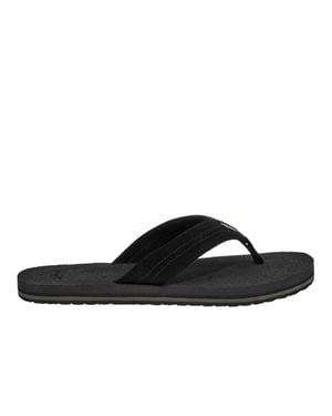 Sanuk Beer Cozy Stacker Suede 1119338-Blk - Black