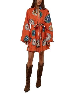 AMINA GLAM Mini Dress - Red