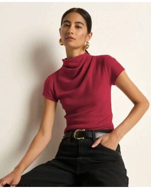 Nation Ltd Katie Draped Top - Red