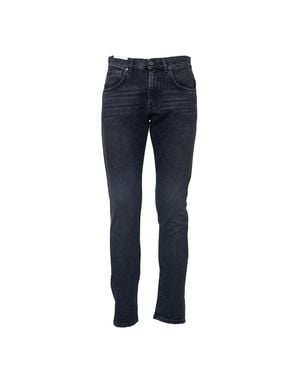 PT01 Cotton Breakbeat Straight Leg Jeans - Blue