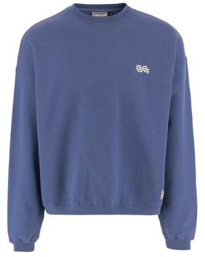 SUMMER GAMES Relaxed-Fit Cotton Top - Blue