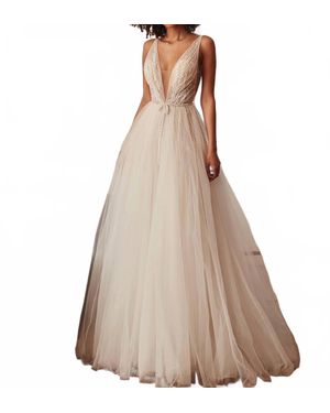 L'Amour by Calla Blanche Sutton Gown - Natural