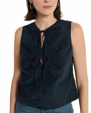 Nation Ltd Mimmi Keyhole Sleeveless Top - Blue