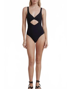 Bec & Bridge Aluna Twist One Piece Swimsuit - Black