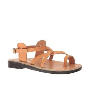 Jerusalem Sandals The Good Shepherd Buckle Sandal - Brown