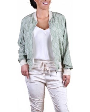 Gigi Moda Accona Bomber Jacket - White