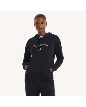Nautica Logo Hoodie - Blue