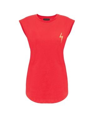 Giuseppe Zanotti Ursella Logo-Embroidered Sleeveless Cotton Tank Top