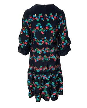 Peter Pilotto Embroidered Dress - Blue