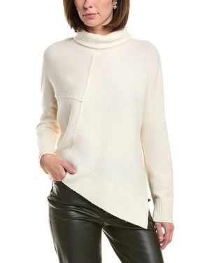 AllSaints Lock Roll Neck Wool-Blend Sweater - White