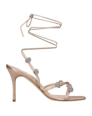 Manolo Blahnik Elsaka 090 Sandals - Metallic