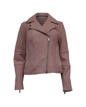 Michael Kors Michael Biker Jacket - Brown