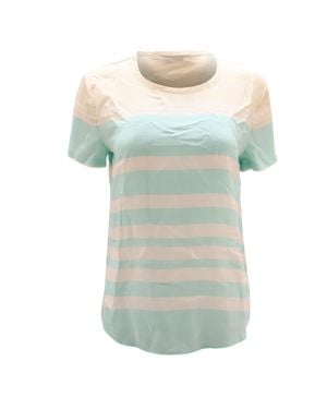Equipment Stripe Pattern Riley T-Shirt - Green