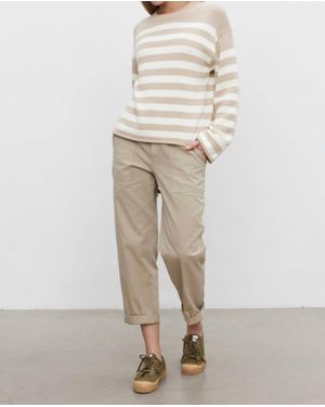 Velvet By Graham & Spencer Misty Cotton Twill Pant - Natural