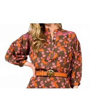 Ivy Jane Western Wanderlust Top - Orange