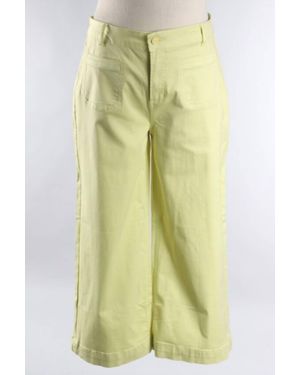 Charlie b Wide Leg Jean - Yellow