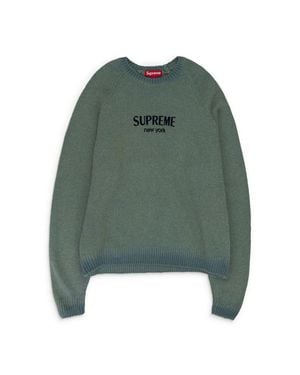 Supreme Logo Sweater - Green