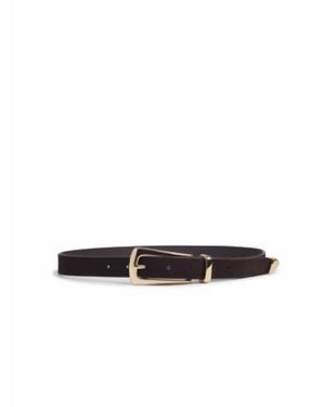 FAVORITE DAUGHTER The Suede Statement Belt - White