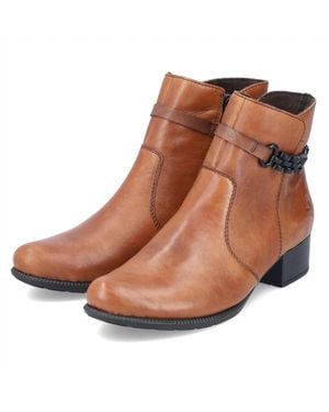 Rieker Sariana 76 Bootie - Brown