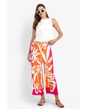 Trina Turk Estella Pant - Red