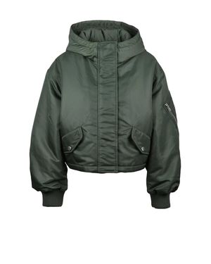 Stand Studio Military Polyamide Coat - Green