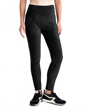 Splendid Vegan Suede Leggings - Black