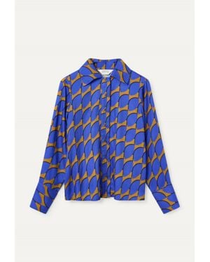 Compañía Fantástica Skouros Big Print Shirt - Blue