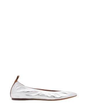 Lanvin Ballerina Flat Shoes - White