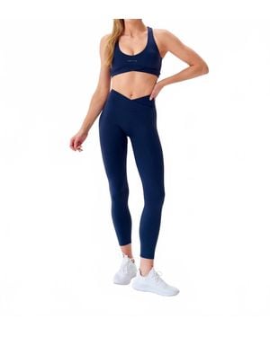 Revyve Active High Rise V-Sculpt Leggings - Blue