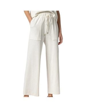 Lilla P Cropped Pull On Pant - Gray