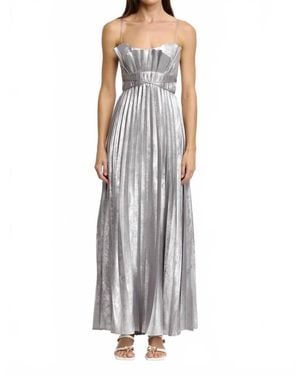 Acler Kelsale Maxi Dress - Metallic