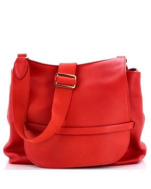 The Row Sideby Shoulder Bag Leather - Red