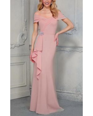 Mgny Crepe Gown - Multicolor