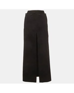 Acne Studios Cotton Twill Drift Skirt - Black