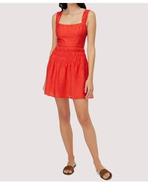 Lost + Wander Hidden Oasis Dress - Red