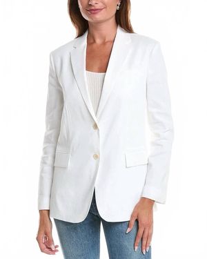 Theory Rolled Sleeve Bf Jacket - White