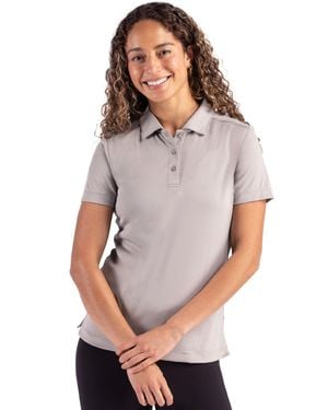 Clique Charge Active Short Sleeve Polo - Gray