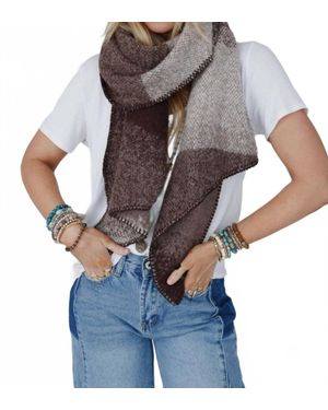 Three Bird Nest Autumn Days Scarf - Gray