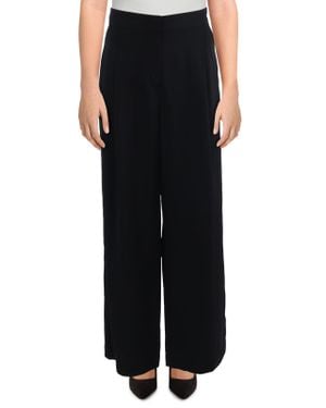 French Connection High-Rise Wide-Leg Pants - Black