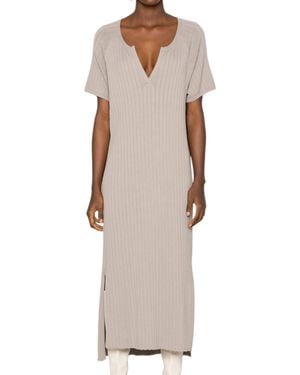 Just Female Fave Midi Dress - Natural