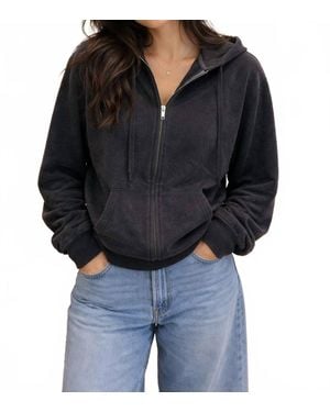 The Kooples Cashmere Zip Hoodie - Black