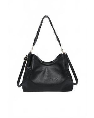 Jen & Co. Grace Vegan Whipstitch Tote Bag - Black
