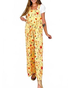 Blakeley Escape Into The Music Ribbed Overalls - Metallic