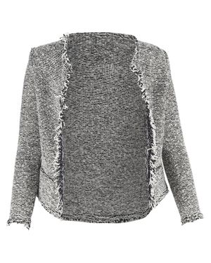 IRO Azure Tweed Open Blazer - Gray