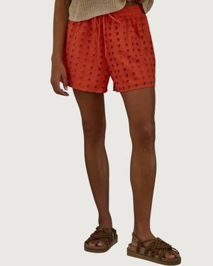 By Together Eva Pull On Short - Red