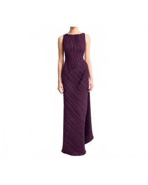 DAPHNE VALENTE Gaia Maxi Dress - Purple