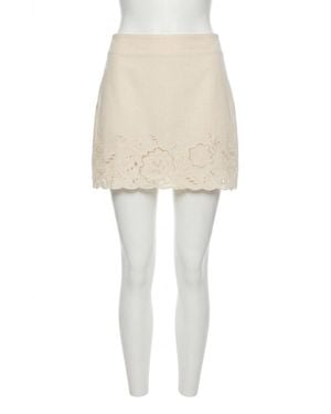 Z Supply Daya Embroidered Skirt - White