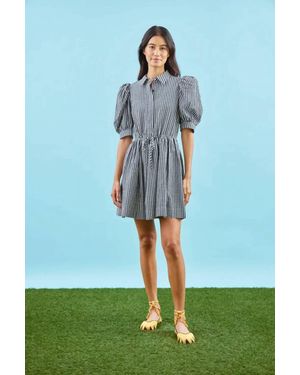 Hunter Bell Mccauley Gingham Mini Dress - Green