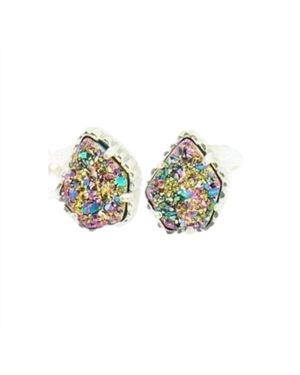 Kendra Scott Tessa Stud Earrings - Green